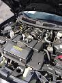 Clean engine bay, no signs of being hastily or sloppily cleaned by a car lot detailer